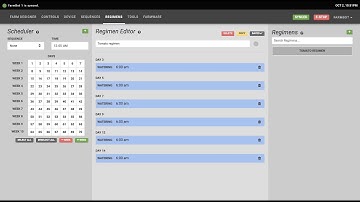 FarmBot Software: Regimens