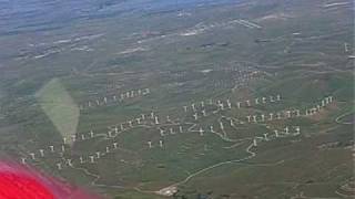 Fly over the largest windmill farm in USA  -9
