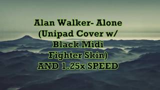 Alan Walker - Alone ( Unipad Cover w/ Black Midi Fighter Skin ) 1.25x Speed
