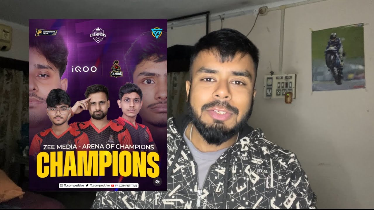 TOTAL GAMING = CONSISTENCY KING 👑 Zee Media Arena of Champions Winners