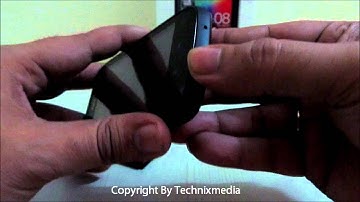 Steps To Remove HTC Explorer Back Cover To Insert Battery and SIM