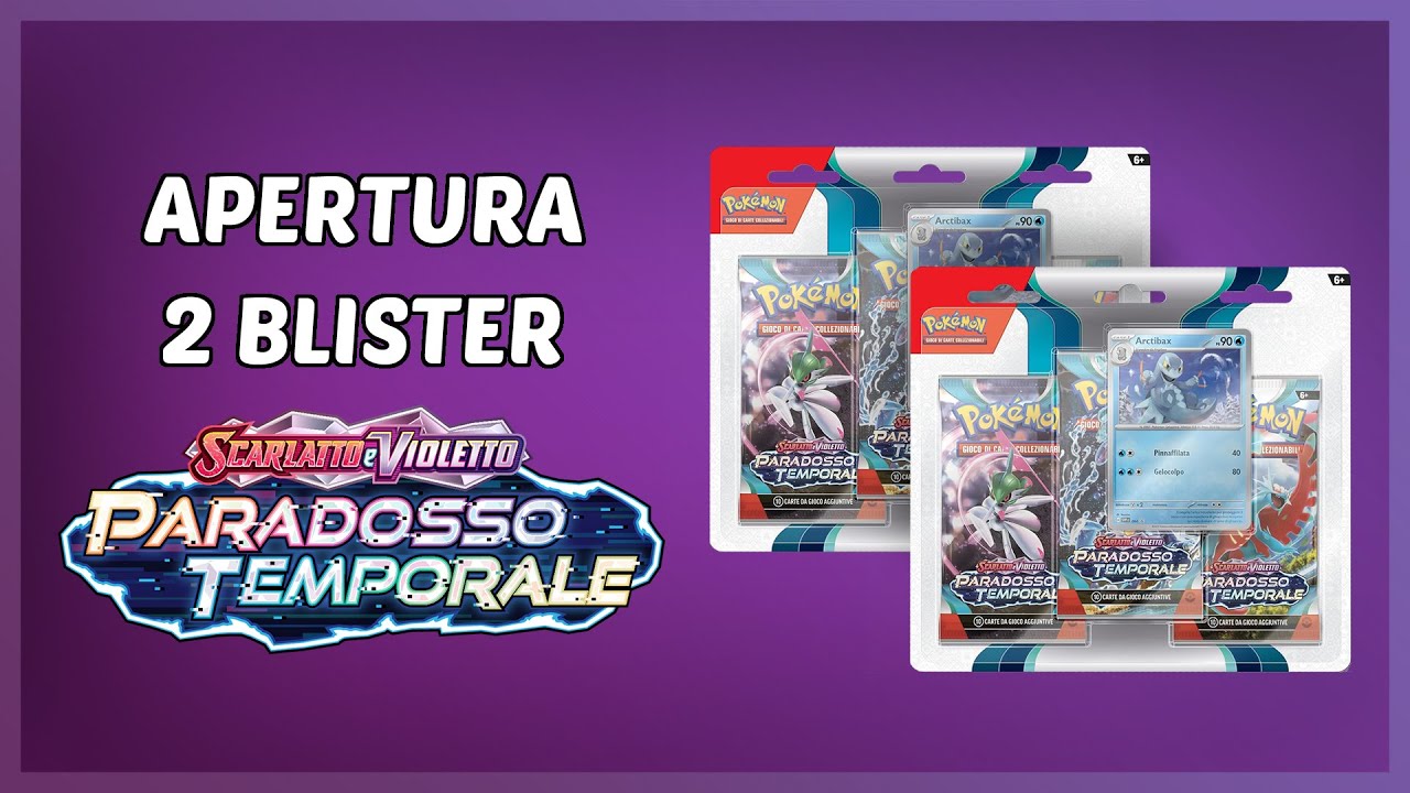 APERTURA 2 BLISTER POKEMON TCG PARADOSSO TEMPORALE | EX + FULL ART PULL ...