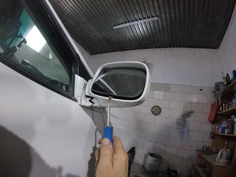 Как снять зеркало с двери авто. Чтобы оно не РАЗБИЛОСЬ!