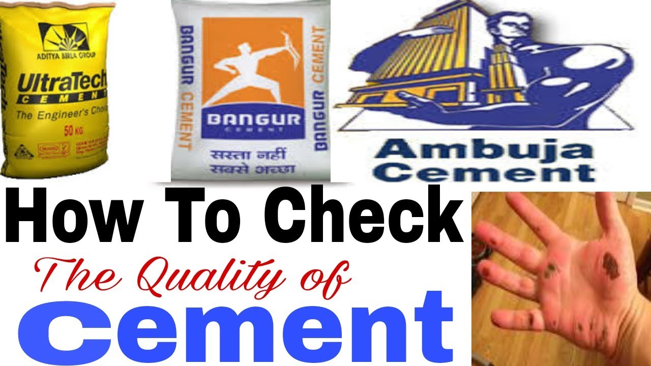 How to check the Quality of Cement , Before buy Cement see these points