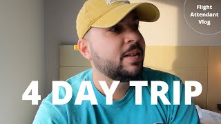 4 Day Trip and December Schedule... | Flight Attendant Life | #WillArce