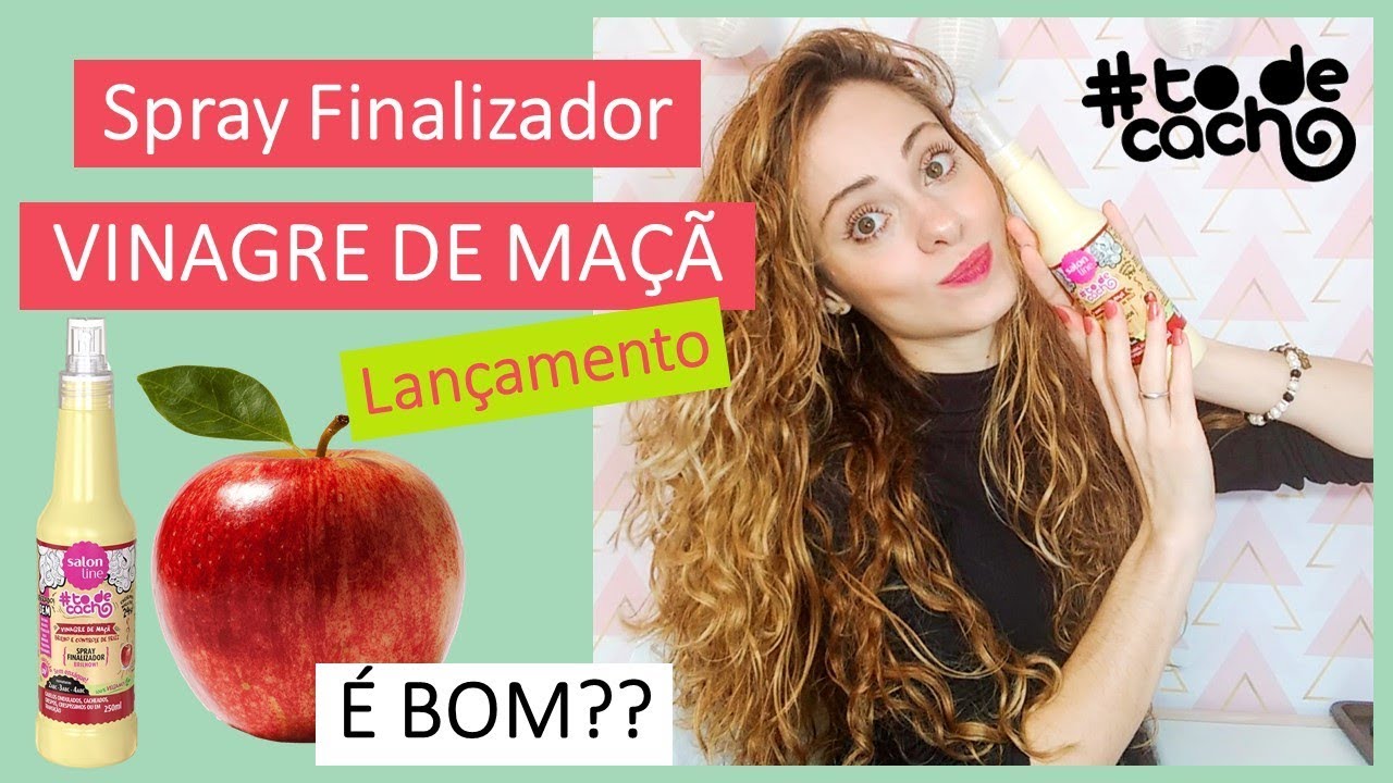 Spray Finalizador De Vinagre De Maca Lancamento Salon Line Por Samira Chedid Onduladosdasami Youtube
