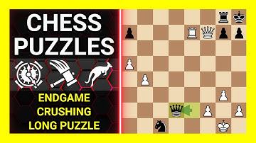 Chess Puzzles to Practice. Themes: Endgame, Crushing, Long puzzle. Learn Chess