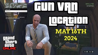 Gun Van Location Today | MAY 16TH 2024 | GTA 5 ONLINE | SWITCHBLADE IN STOCK