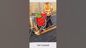 Road line marking machine #sign #technology #craftwork #smartwork #short