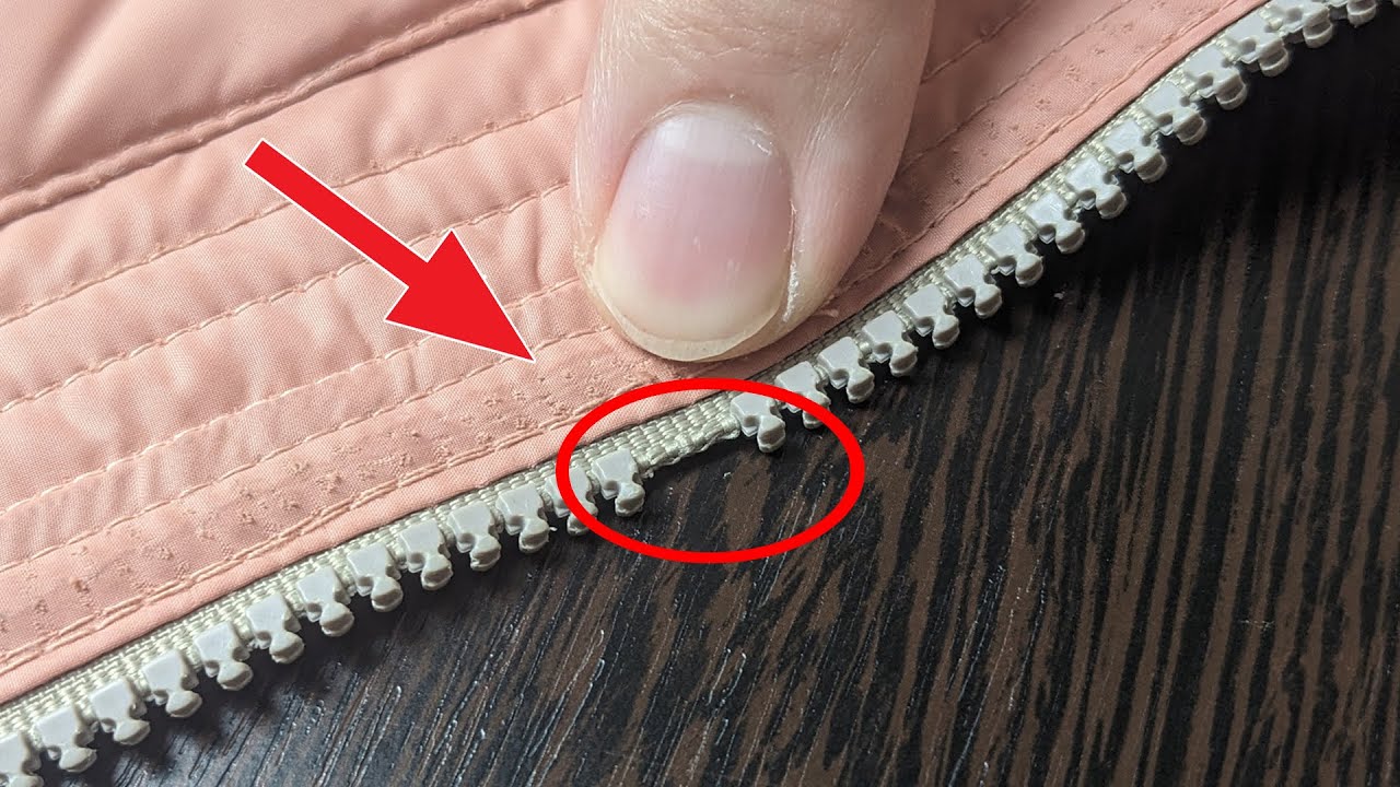 ⁣The tailor shared a secret! How to fix a broken zipper
