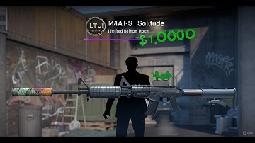 $1,000 mystery M4A1-S solitude pattern (2 suns)