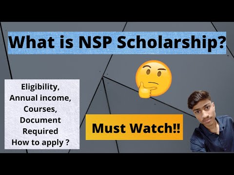 NSP scholarship 2020-21 | What is NSP scholarship | National Scholarship Portal | NSP Portal | NSP||