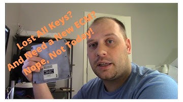 Lost All Keys? And Need a New ECM? (EEPROM video)