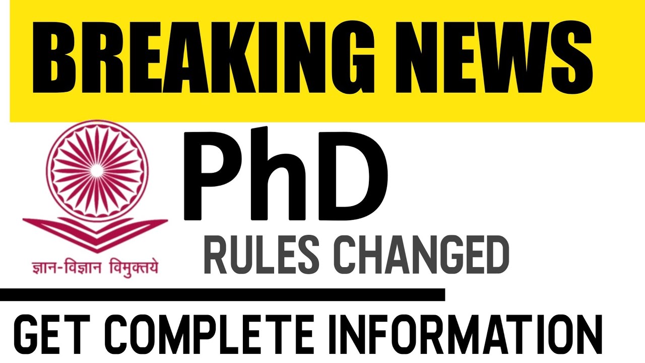 phd rules changed