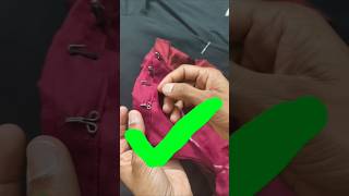 right way to attach a hook for a blouse#tailoring tips#diy#sewing materials#shorts