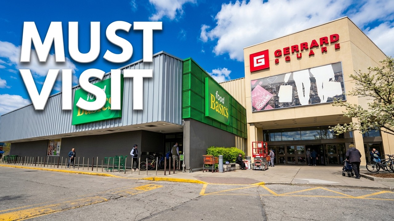 Gerrard Square Toronto Canada, Foodcourt, Winners, Walmart, Food Basics ...