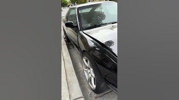 Damaged Nissan 240SX