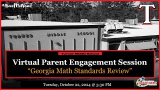 Parent Engagement Session - Math Standards 2024