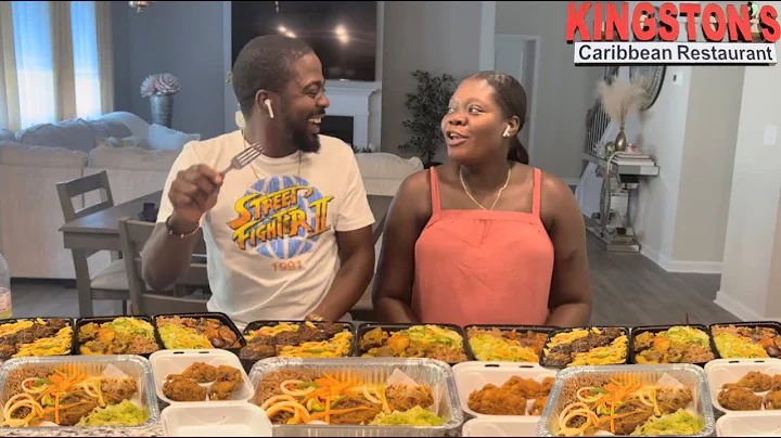 KINGSTONS CARIBBEAN RESTAURANT || JAMAICAN FOOD  MUKBANG || REVIEW