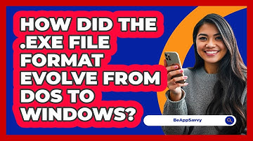 How Did The .exe File Format Evolve From DOS To Windows? - Be App Savvy