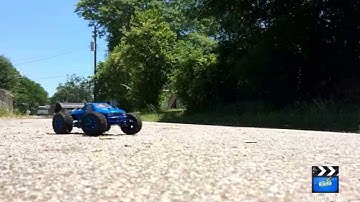 RC18 brushless test runs.
