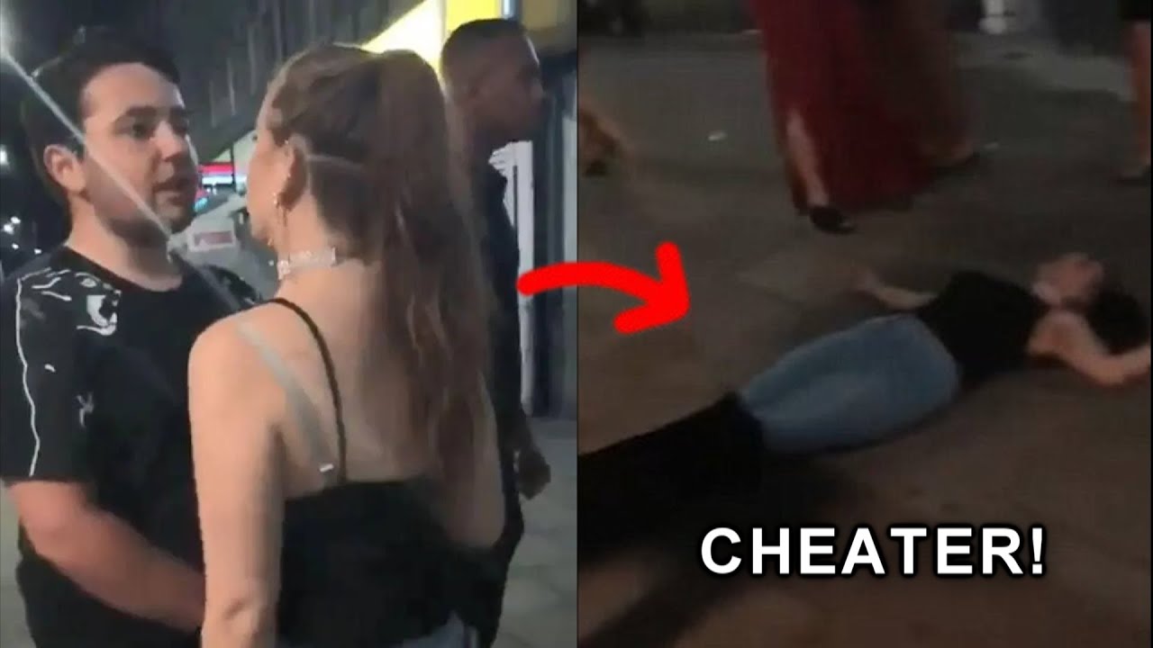 Woman Caught Cheating Infront Of Her Man Instantly Regrets It Youtube