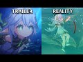 Genshin impact trailers vs reality