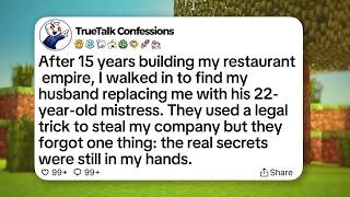 Celebrity After 15 years building my restaurant empire, I walked in to find my husband replacing me with Wealth