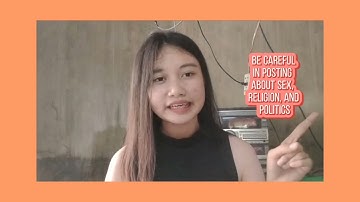 Ways on how to be a better cyber citizen - Prof ed 104 activity