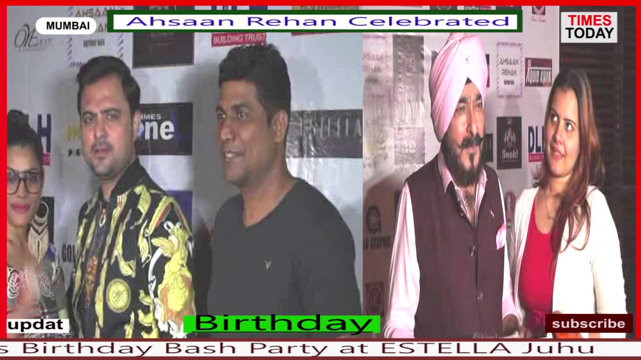 Entreprenuer & Socialist Ahsaan Rehan Celebrated his Birthday Bash ...