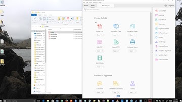 Merging comments in pdf files