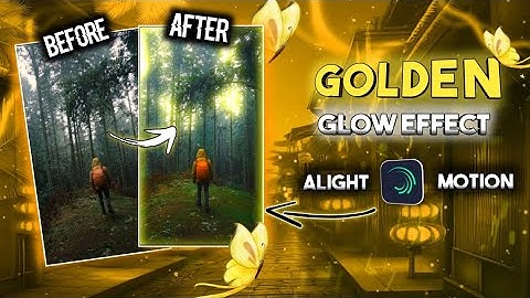GOLDEN GLOW SKY TUTORIAL | ALIGHT MOTION | UK EDITZ