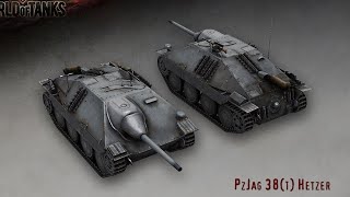 танк для нагиба PzJag 38(t) Hetzer                                   #wotblitz #wot #blitz блитц