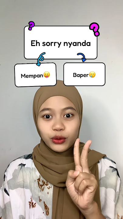 KALO BERANI, LAGU SORRY NYANDA MEMPAN LAH #shorts