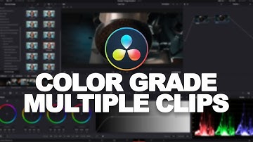 COLOR GRADE MUTLIPLE CLIPS FASTER | Timeline vs Clip Color Correction/Grading in Davinci Resolve!