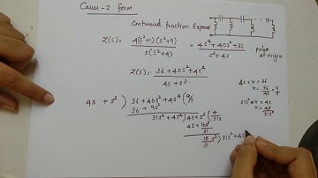 Cauer 2 form||Network synthesis ||KTU EEE Circuits and Network Module6