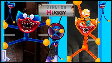 🤪 Huggy Stretch Game 🤯 Gameplay Walkthrough Level 1-5  (iOS, Android)