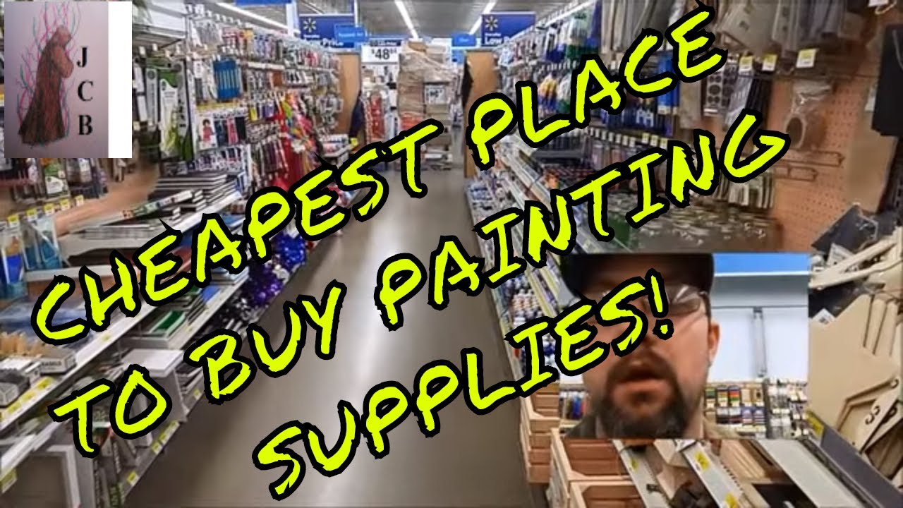 The Cheapest Place To Buy Painting Supplies!(14#) - YouTube