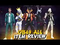OB49 Update all item review free fire | OB49 all gun skin review free fire | free fire new event