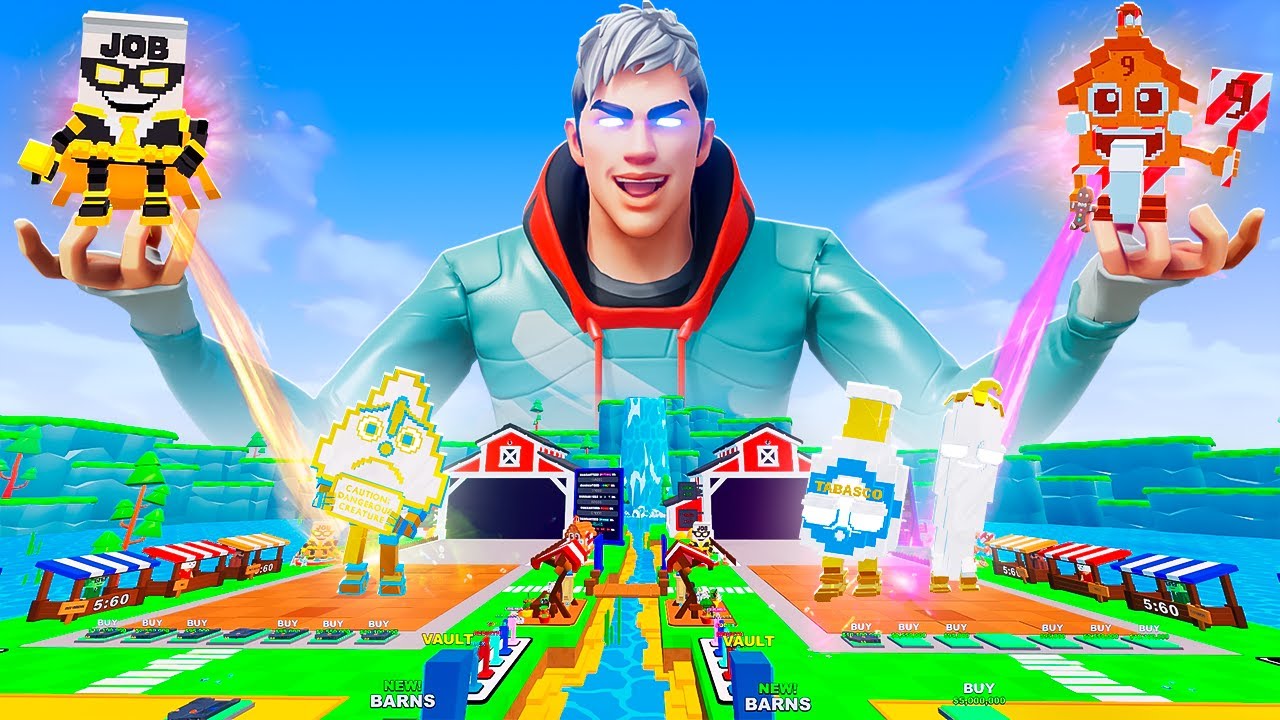 I Hosted ADMIN ABUSE in FRUITS vs BRAINROTS (Fortnite)