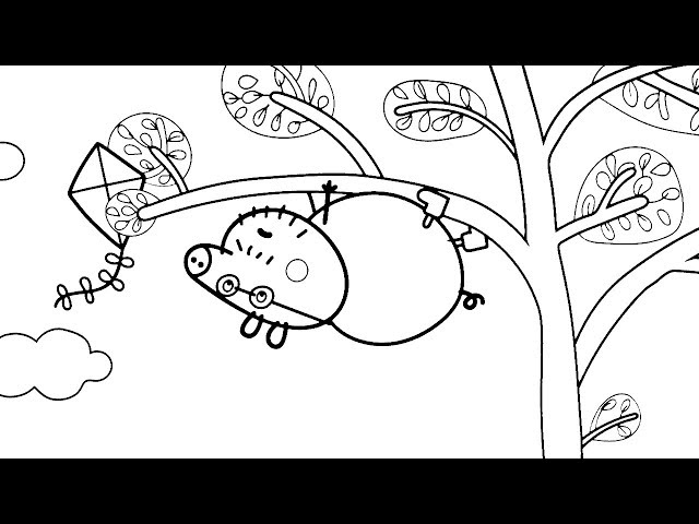 Colorindo Familia Peppa Pig No Natal  Pintando a Peppa Pig l Desenhos para  colorir para crianças 