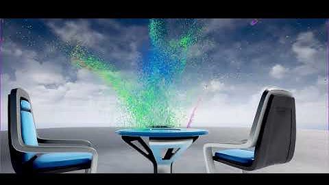 Audio visualizer using #Niagara #UnrealEngine