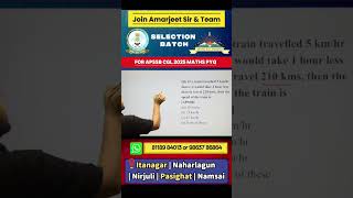 Maths by Amarjeet Sir= Selection in APSSB CGL/CHSL 2026🎯