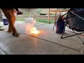 First test of my homemade muzzleloading propellant.