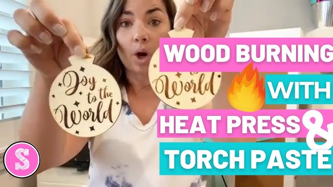 Scorch Paste - Wood Burning Paste, Wood Burning Gel for Crafting & Stencil,  Stable Heat Activated Paste, Accurately & Easily Burn Designs on Wood