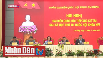 Đồng chí Trương Thị Mai tiếp xúc cử tri Lâm Đồng