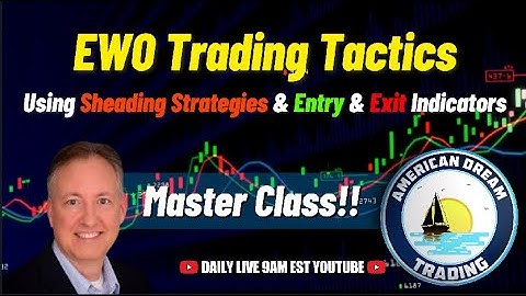 EWO Trading Techniques - Using Sheading Strategies & Effective Entry/Exit Indicators | Master Class