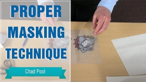 Proper Masking Technique for Printable Heat Transfer Vinyl