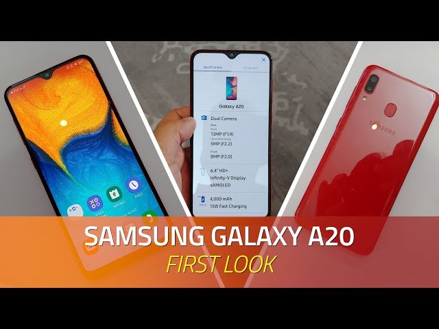 Samsung Galaxy A20 First Look | Specs, Camera, Price, and More