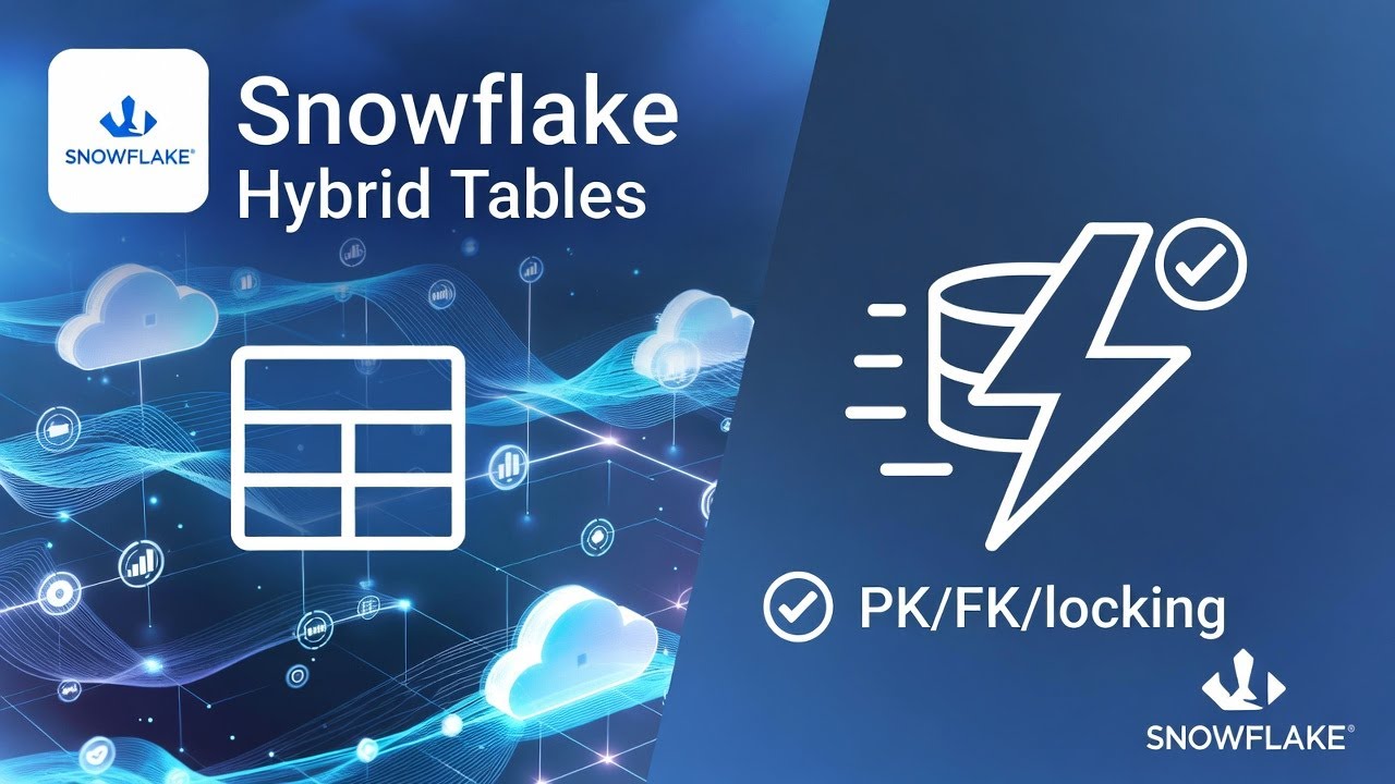 Snowflake Hybrid Tables Explained in 2026: Real-World Use Cases & When ...